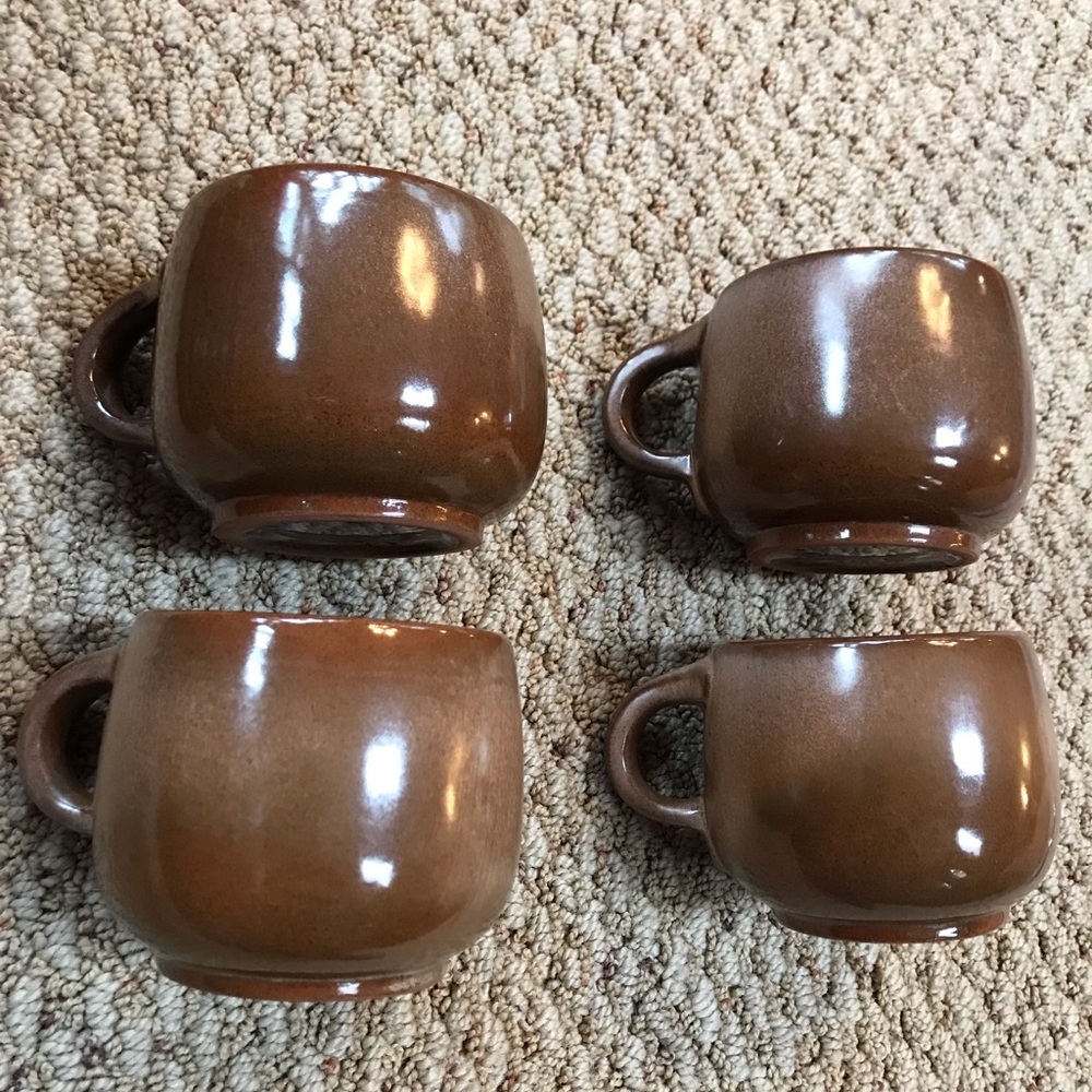 Large lot of brown Frankoma